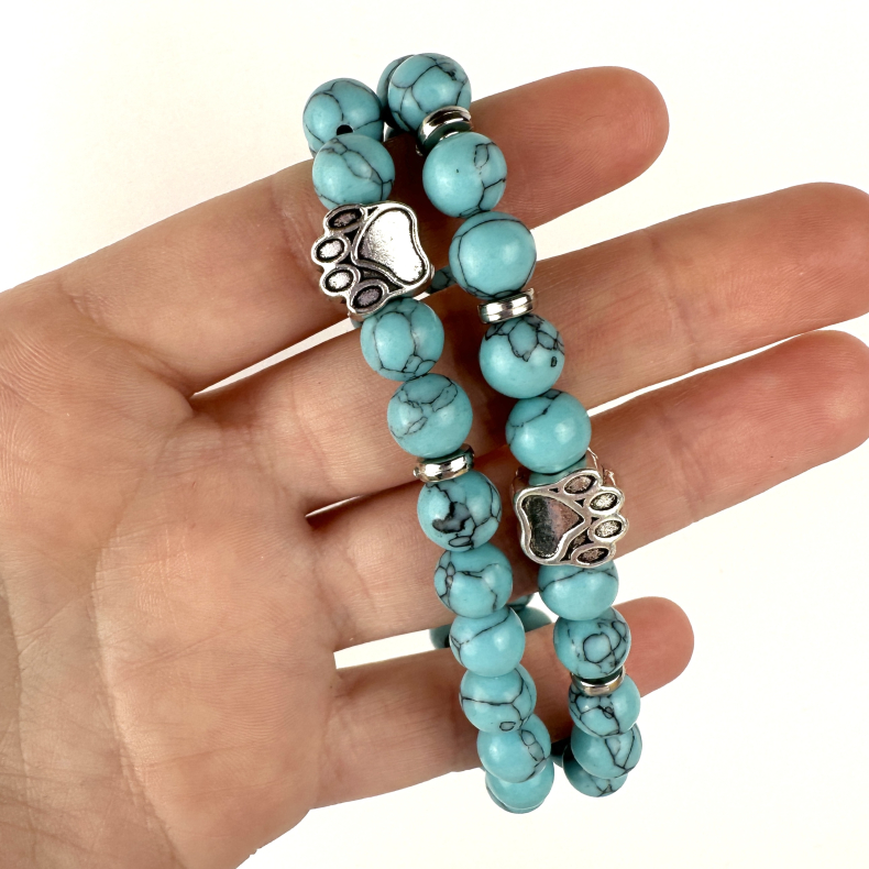 Bl Howlit armbnd m. pote, 8 mm