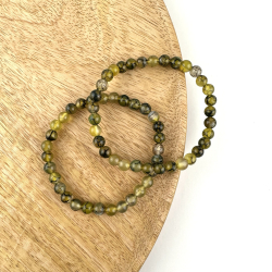 Drage vein Agat armbnd, 6 mm perler