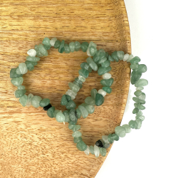 Grn Aventurin armbnd, chips