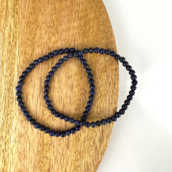 Lapis Lazuli armbnd, 4 mm