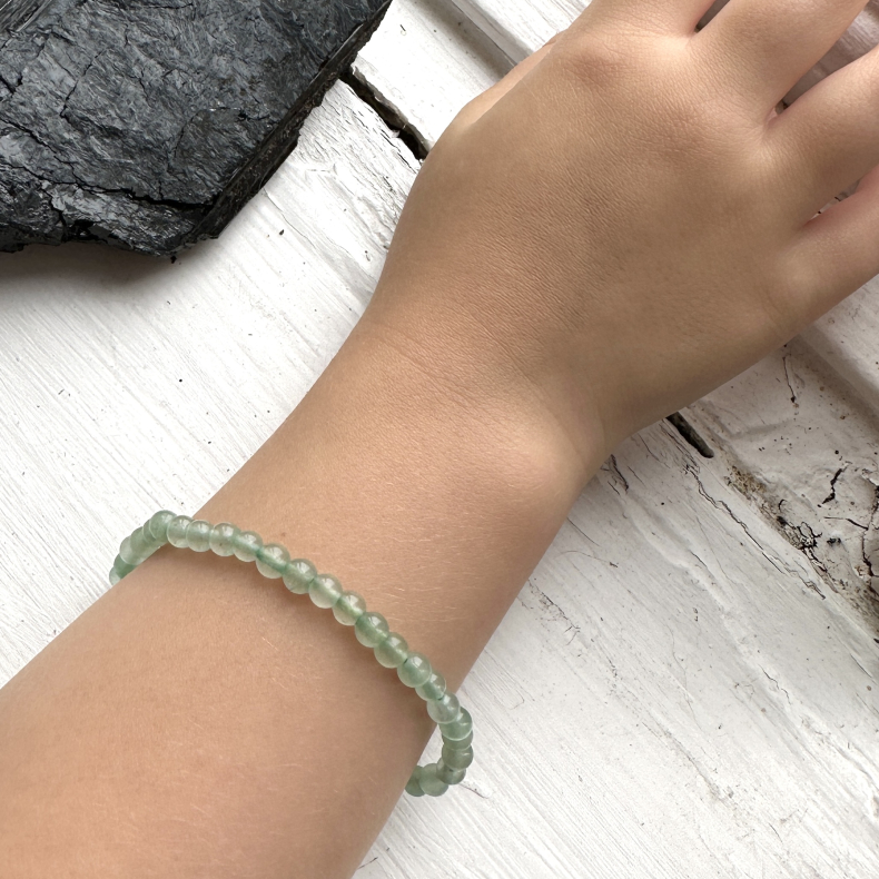 Grn Aventurin Brnearmbnd