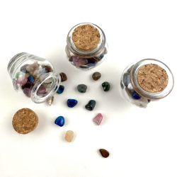 Lille Glas m. Krystaller