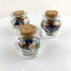 Lille Glas m. Krystaller