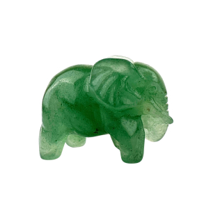 Grn Aventurin elefant 