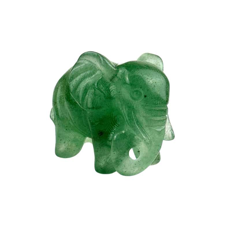Grn Aventurin elefant 