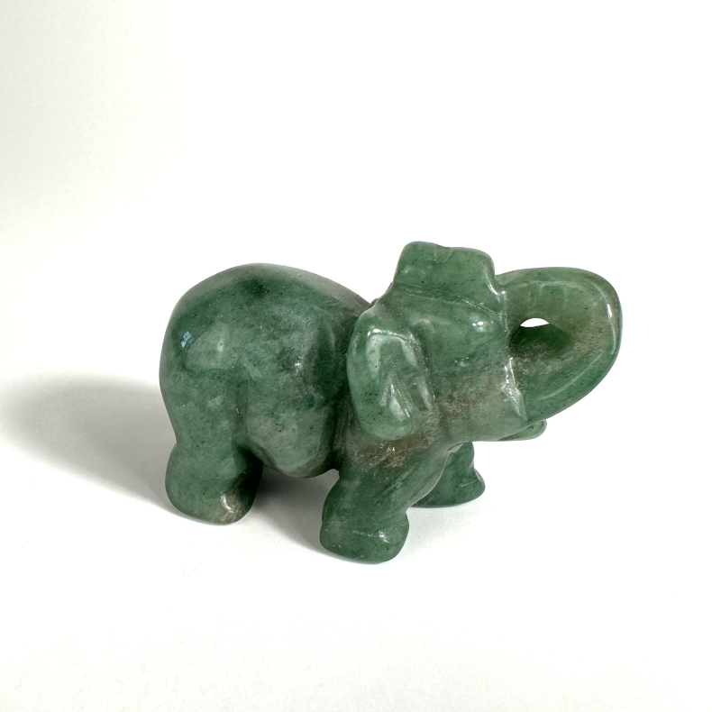 Grn Aventurin Elefant 