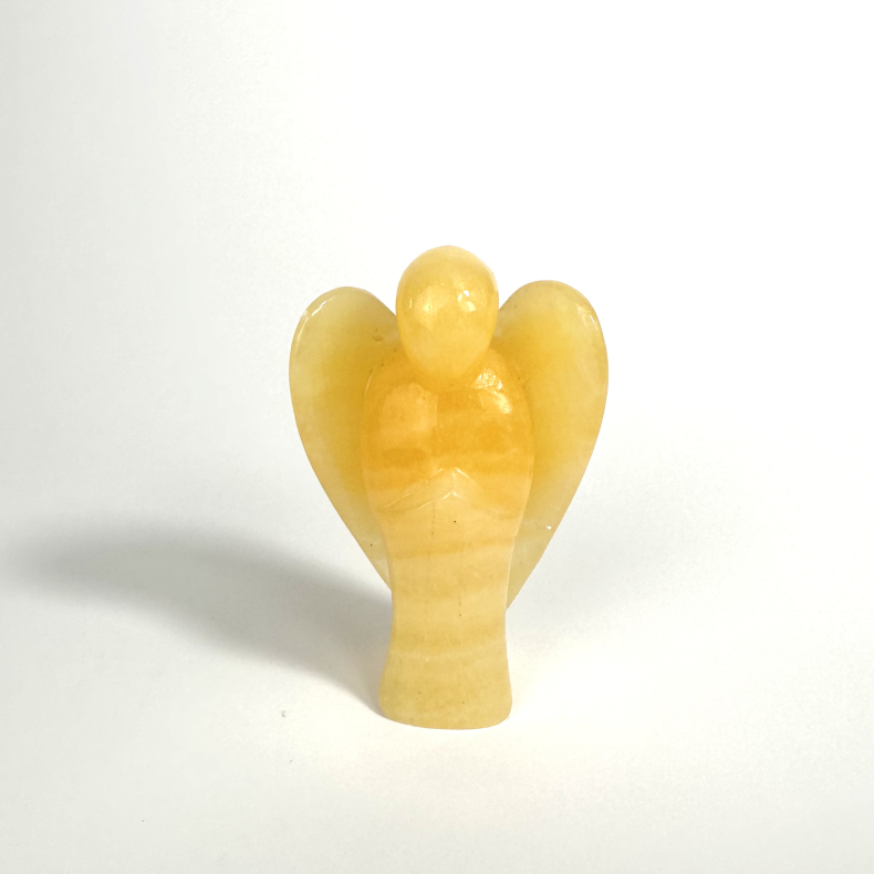 Orange Calcit, stor engel 