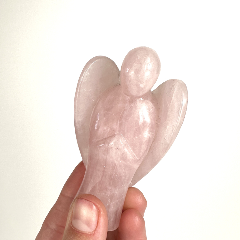 Rosakvarts, stor engel 
