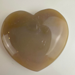 Natur Agat hjerte 