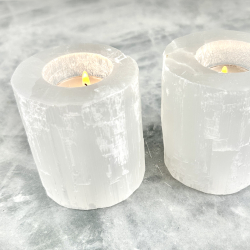 Lysestage Selenit, cylinder