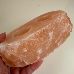 Lysestage Dobbelt i Salt; R