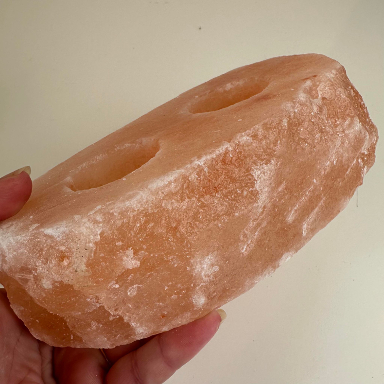 Lysestage Dobbelt i Salt; R