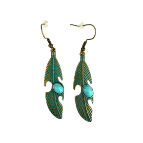 Turkis Fjer �reringe