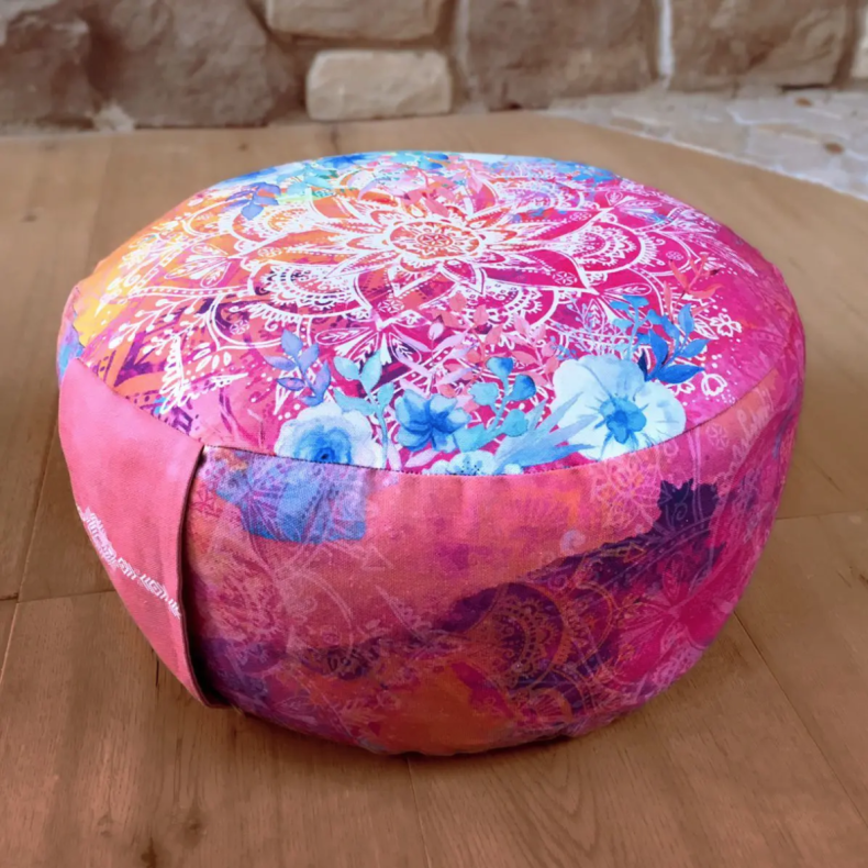 Mediationspude Pink m. Rosakvarts og Ametyst