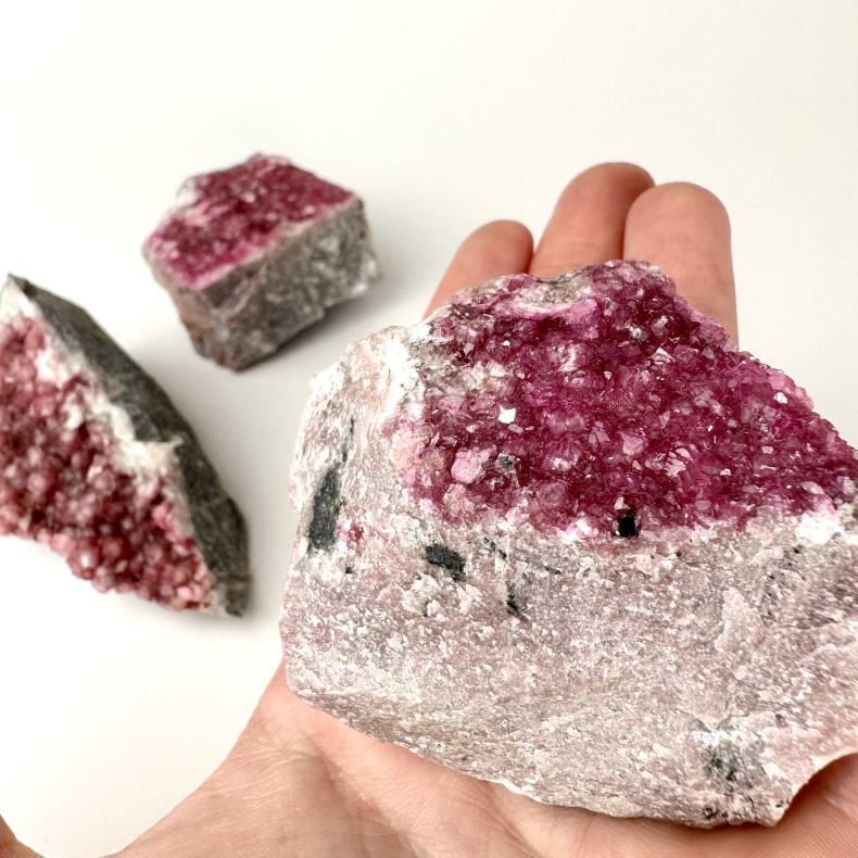 Pink Calcit, r Medium