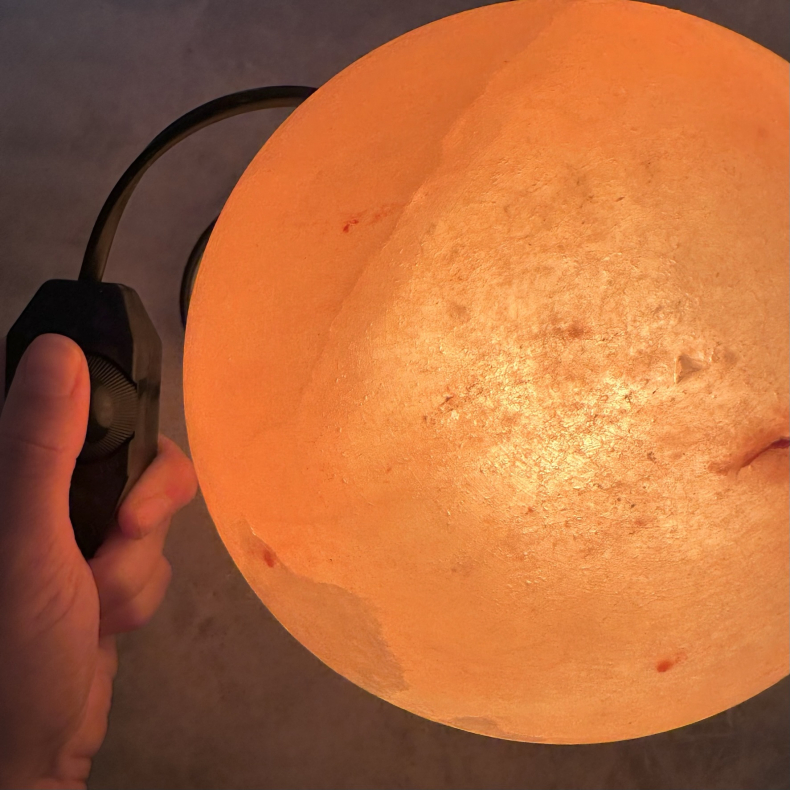 Saltlampe, 3 kg, poleret