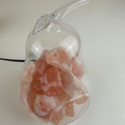 Glas Pre med Lysdmper og Saltstykker 