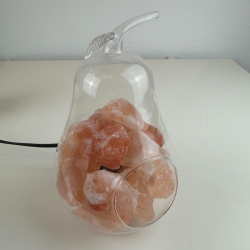 Glas Pre med Lysdmper og Saltstykker 