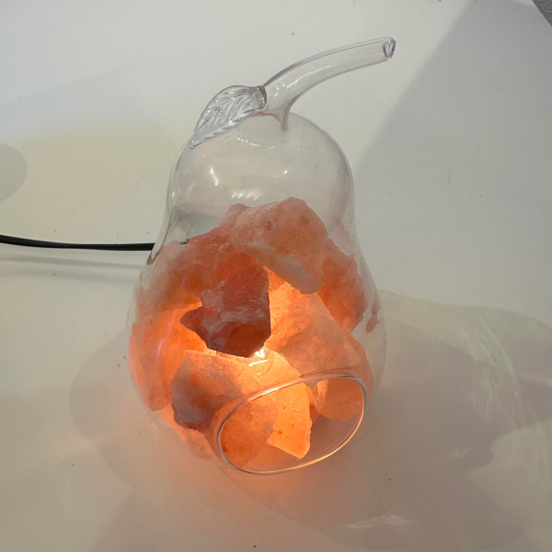 Glas Pre med Lysdmper og Saltstykker 