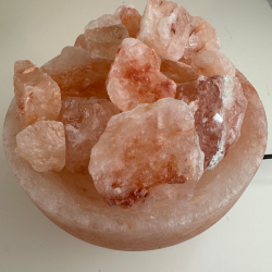 Salt Skl med Lys og Saltstykker 