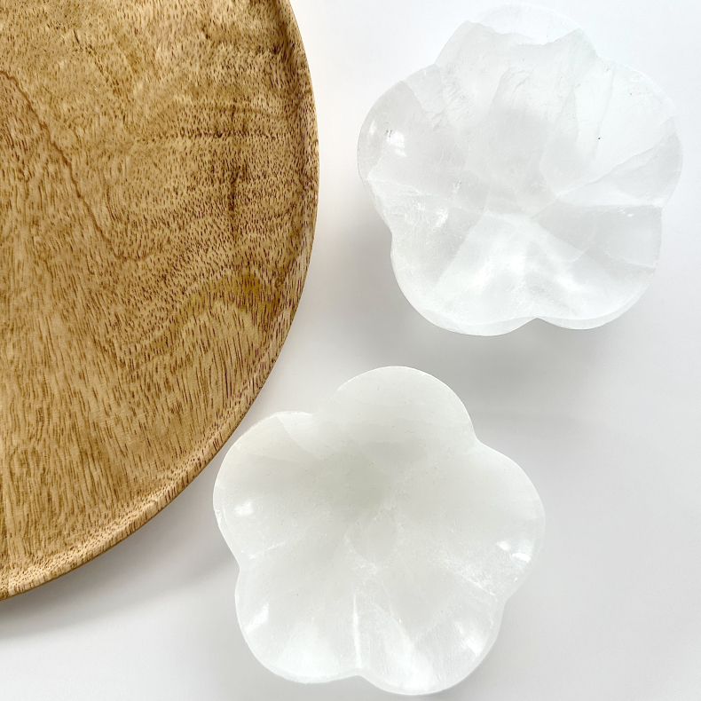 Selenit - Blomster skl 