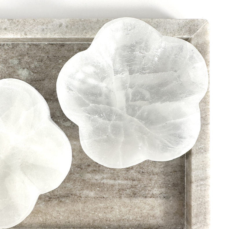 Selenit - Blomster skl 