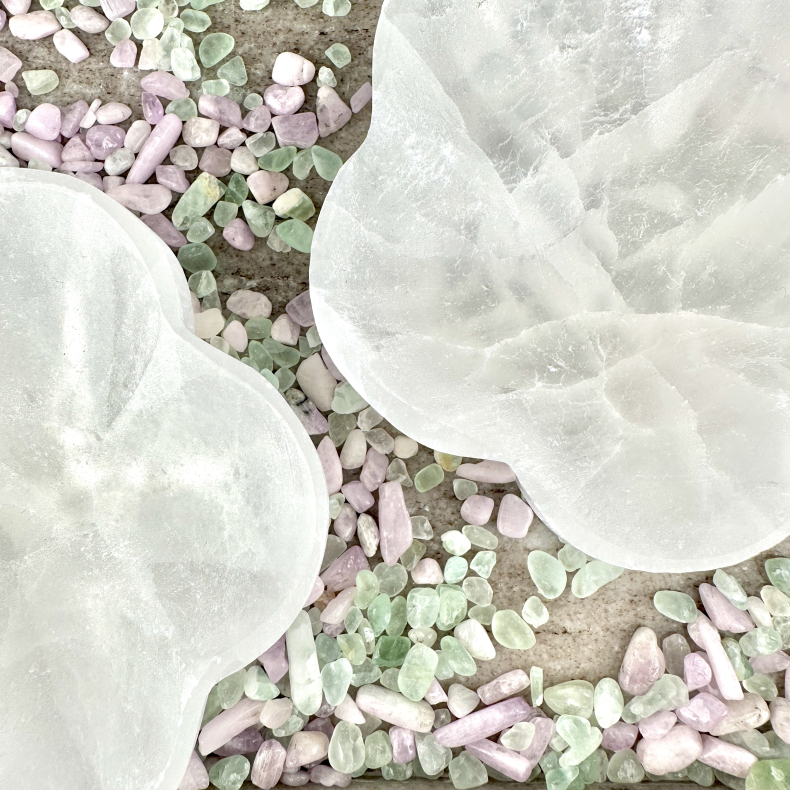 Selenit - Blomster skl 