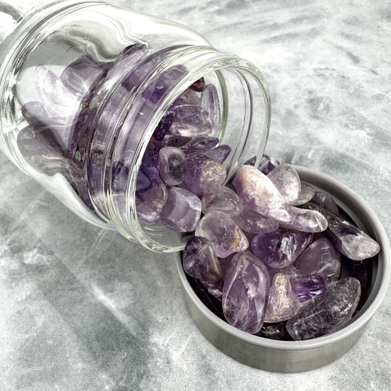 Vandflaske m. Ametyst