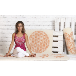 Yogamtte i uld, Flower of Life