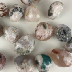 Grn Blomster Agat, Lommesten 