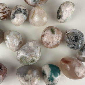 Grn Blomster Agat, Lommesten 