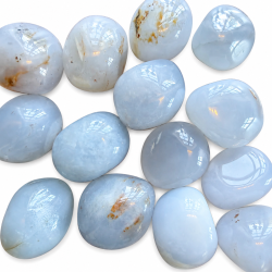 Bl� Chalcedon Lommesten 
