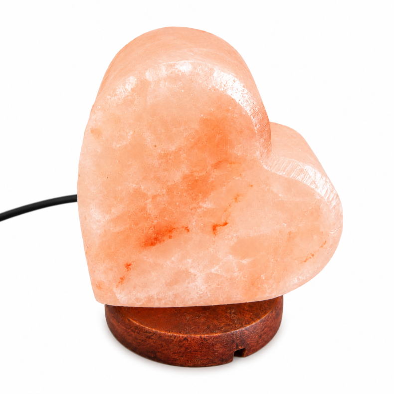 Himalaya salt hjertelampe til usb