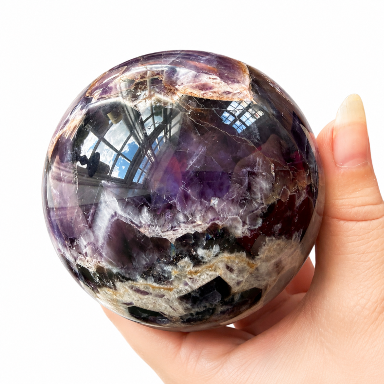 B�nd Ametyst kugle G 