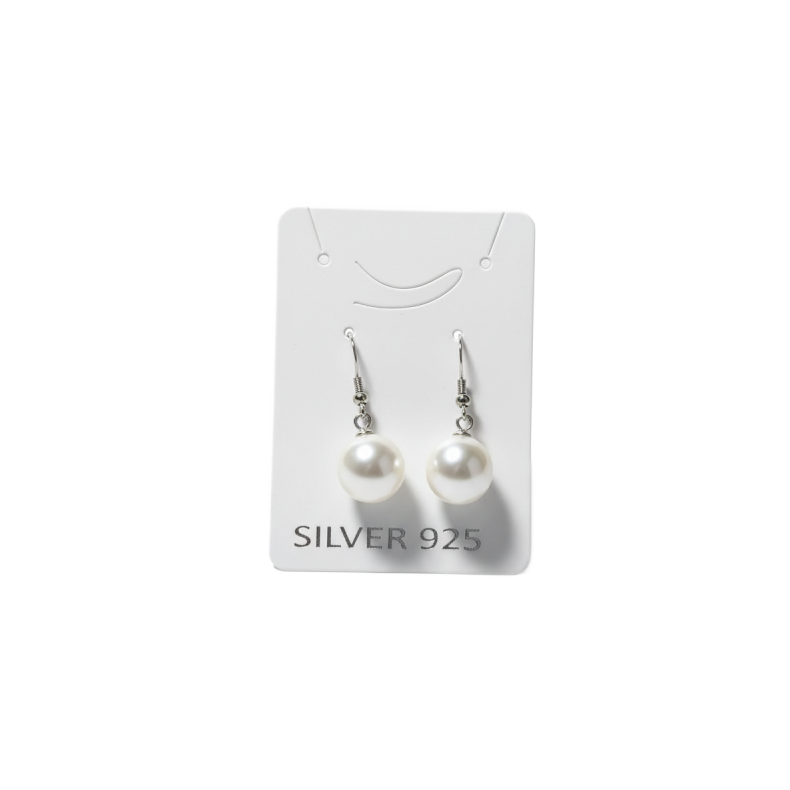 Perle �reringe hvid 