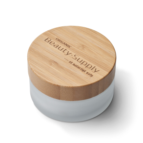 ORGANIC BEAUTY SUPPLY - DIY matteret kosmetik krukke med bambuslg 100ml.
