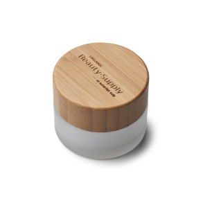 ORGANIC BEAUTY SUPPLY - DIY matteret kosmetik krukke med bambuslg 20ml.