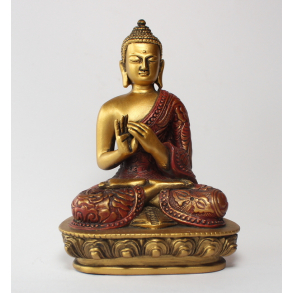 Buddha 13 cm GR: WHEEL OF DHARMA