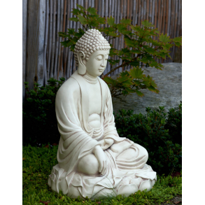 Buddha, LOTUS MEDITATION hvid 