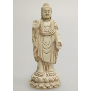 Buddha, standing s hvid 