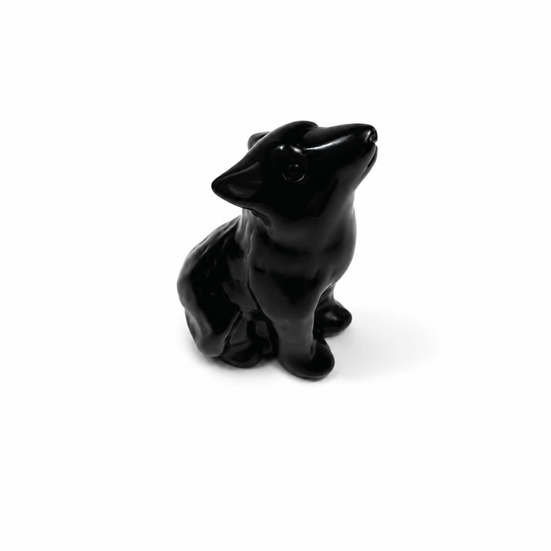 Sort Obsidian Ulv 