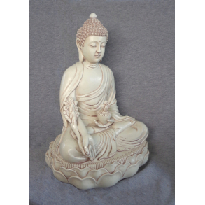 Buddha 29 cm S: MEDICINE ON LOTUS