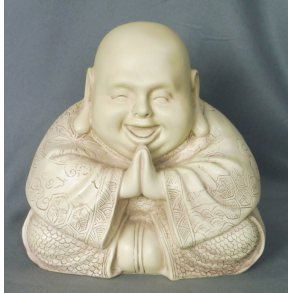 Happy Buddha, stone finish 