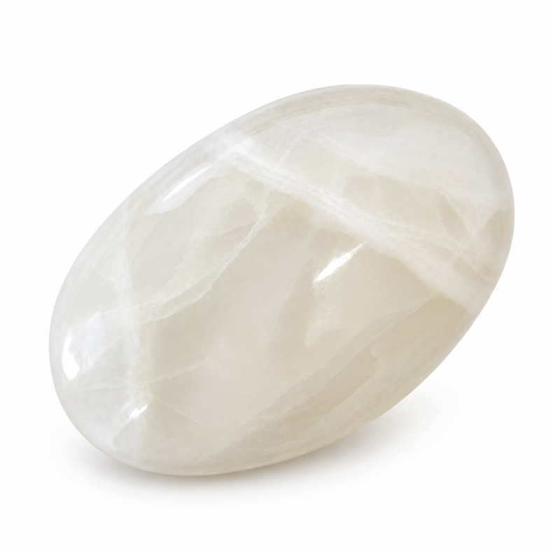 Hvid Calcit, Palmstone 