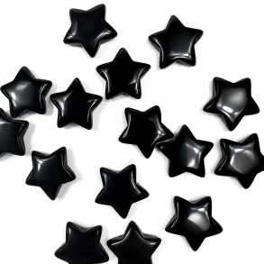 Sort Obsidian stjerne 