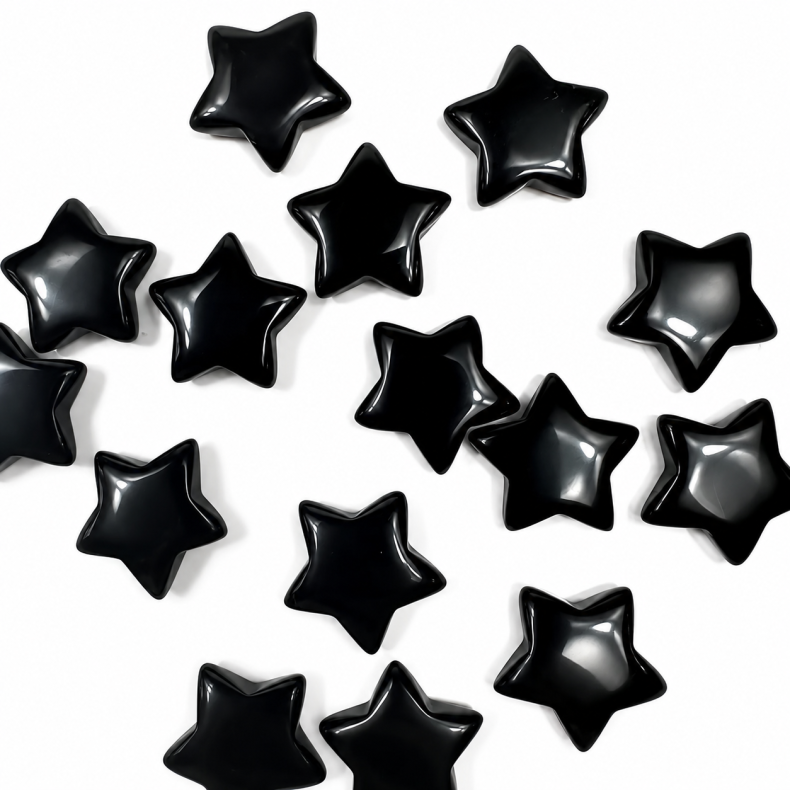 Sort Obsidian stjerne 