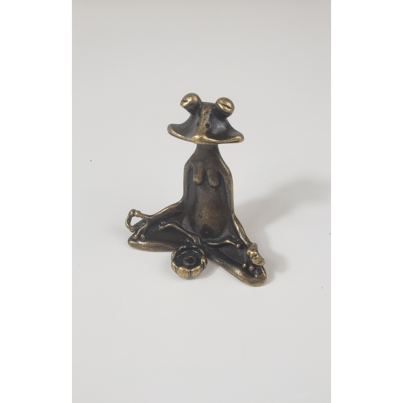 Rgelsesholder, Siddende fr, Guld farvet