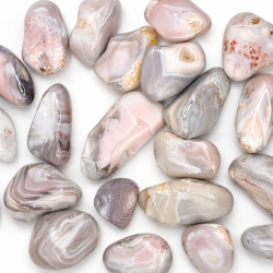 Pink Botswana Agat, Lommesten 