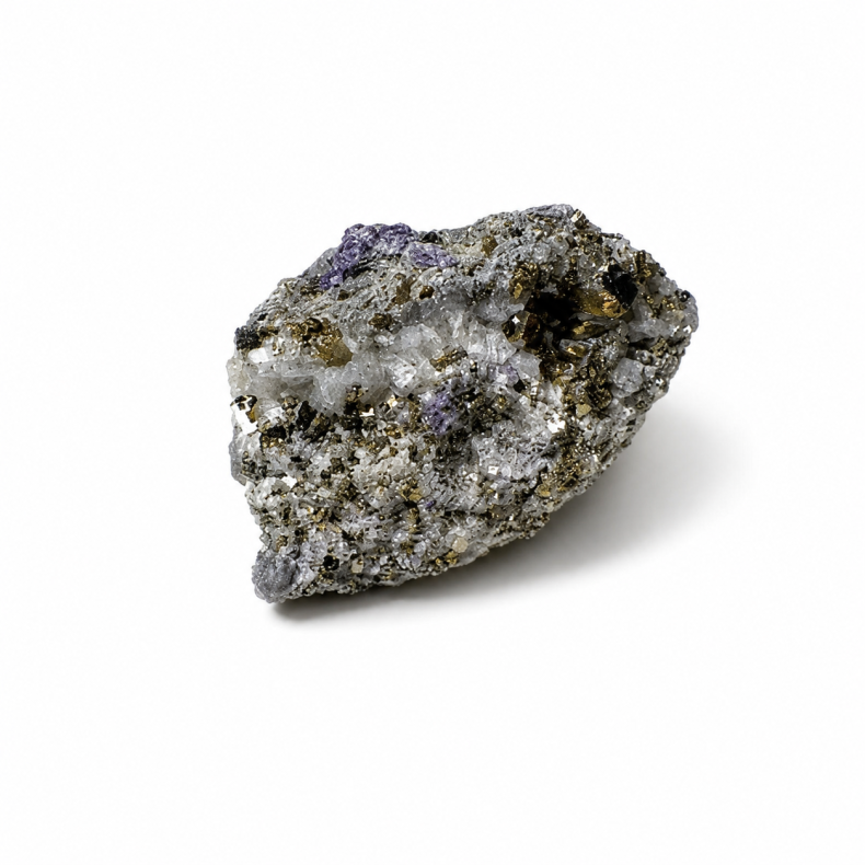 Pyrit i kvarts, R� S