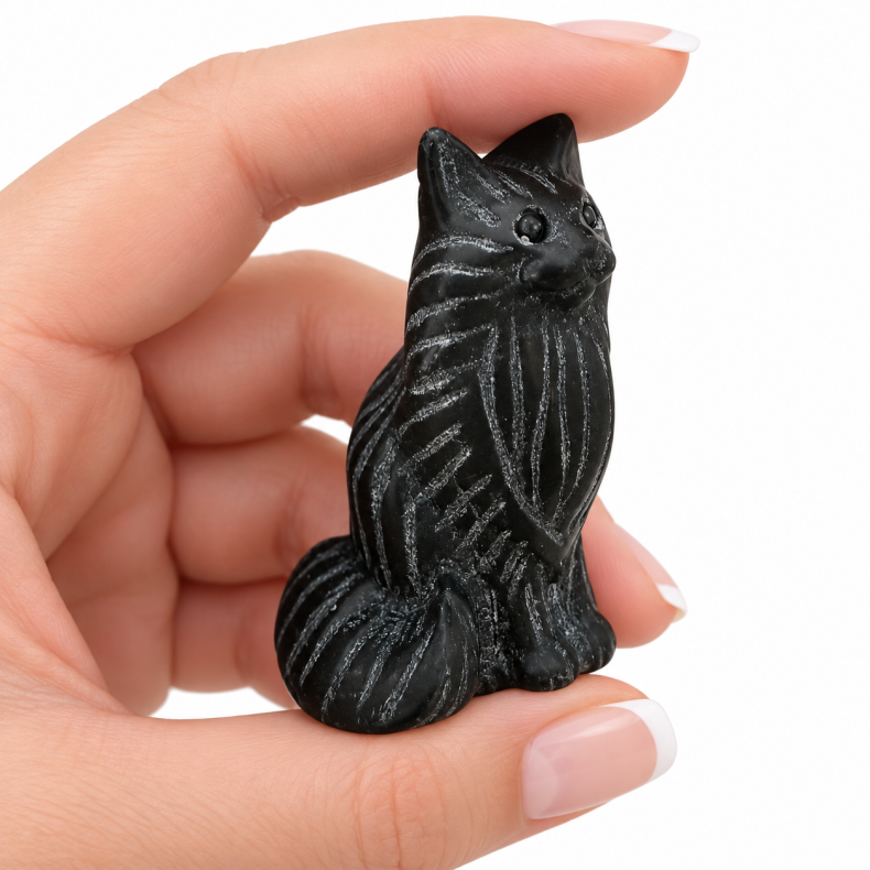 Sort Obsidian, Maine Coon kat 